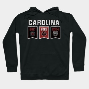 South Carolina Women's Basketball 2024 Championship Banners Hoodie